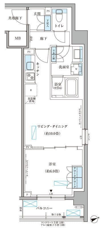 パークアクシス文京本郷 219 間取り図
