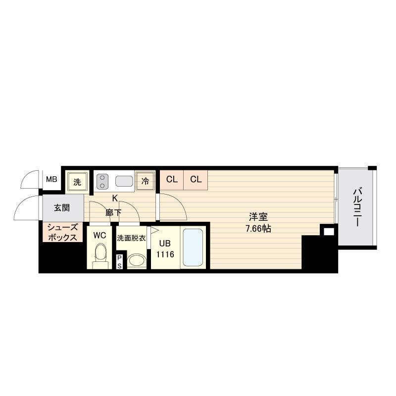 オープンブルーム品川南大井 1002 間取り図