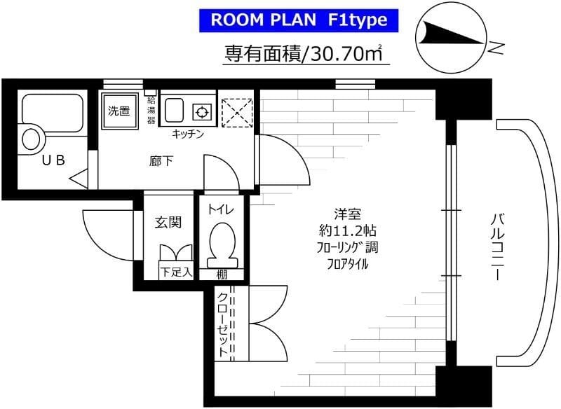 ステージファースト笹塚 1003 間取り図