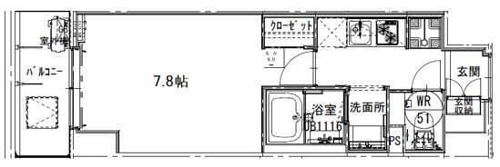 S-FORT板橋本町 303 間取り図