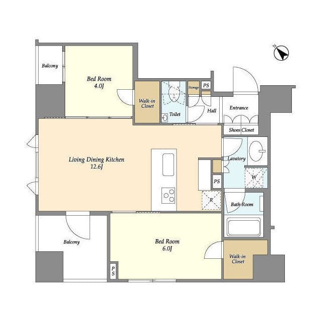 ドゥーエ月島Ⅱ 0603