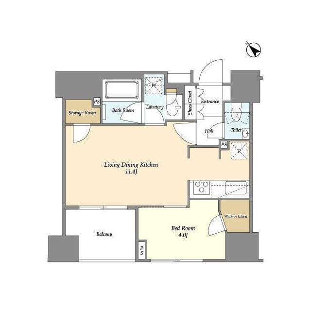 ドゥーエ月島Ⅱ 1004