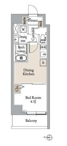 グランカーサ住吉Ⅲ 0406