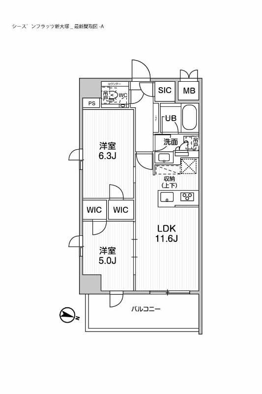 シーズンフラッツ新大塚 301