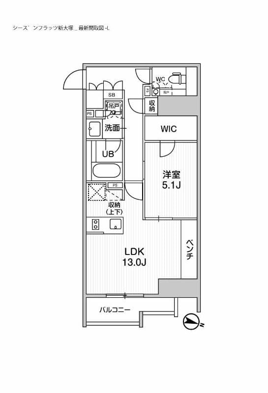 シーズンフラッツ新大塚 603