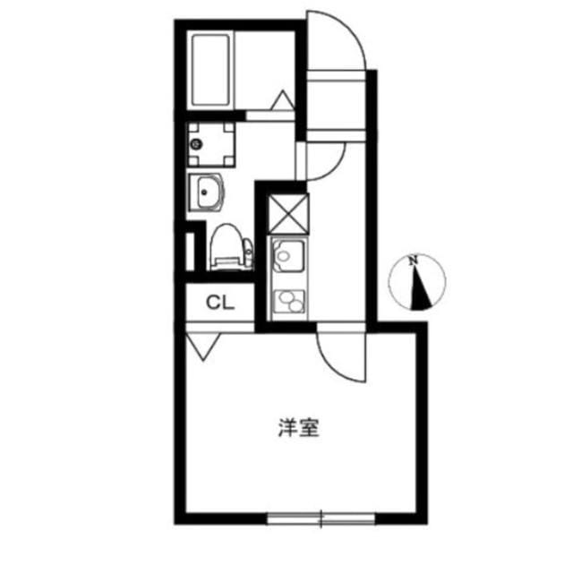 CREAL高田馬場 102 間取り図