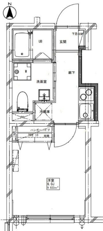 CREAL高田馬場 105 間取り図
