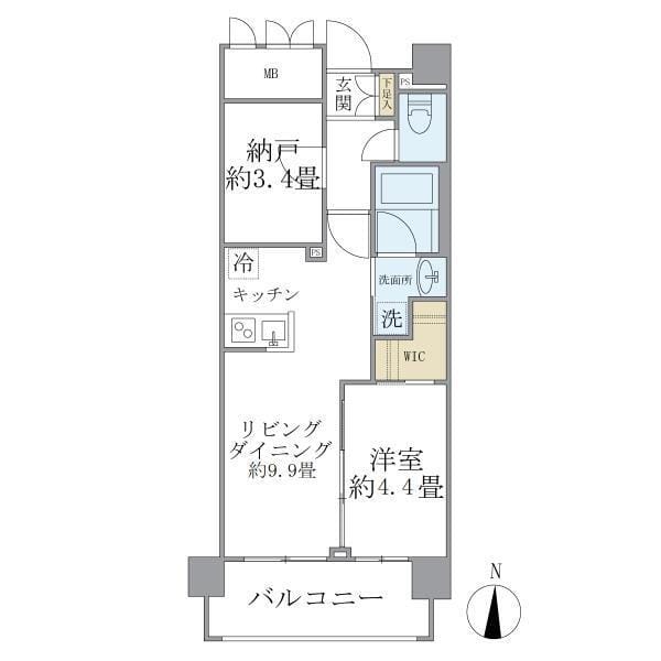 Solast Square綾瀬 704 間取り図