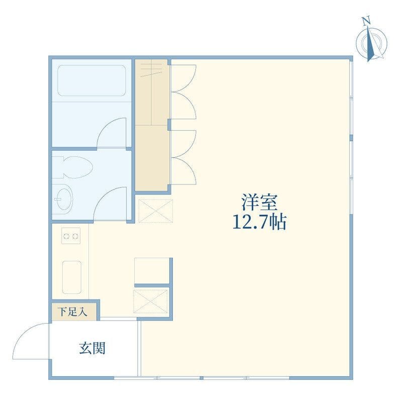 STUDIO D‘ART,YOYOGI 103 間取り図