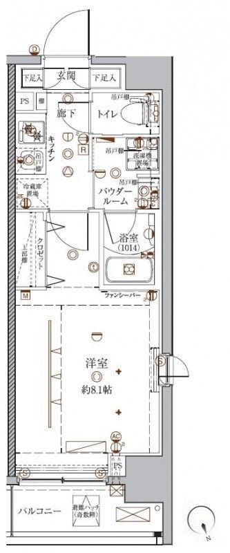 クレイシア上野松が谷 304