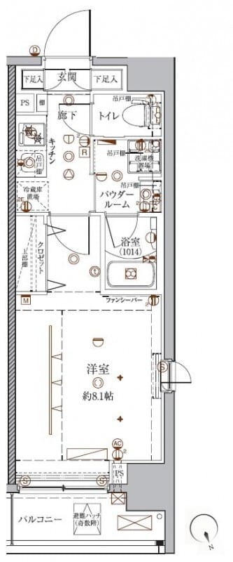 クレイシア上野松が谷 504