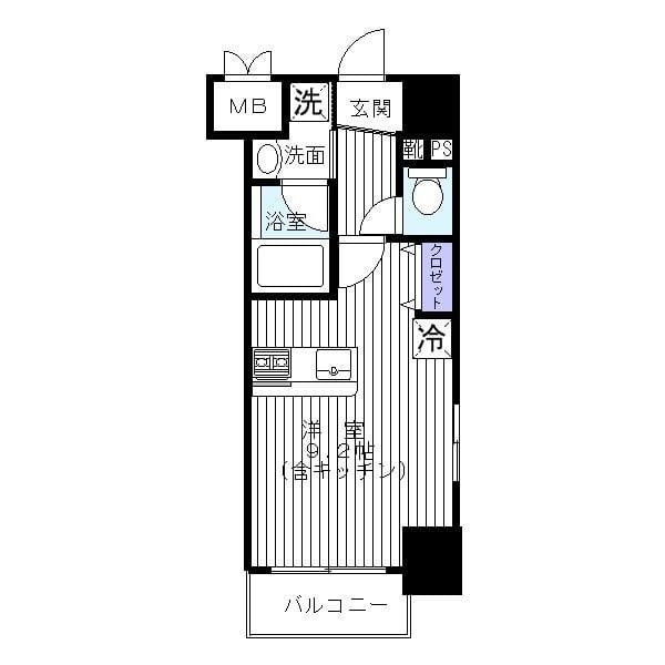 NST buildingⅢ 0401 間取り図