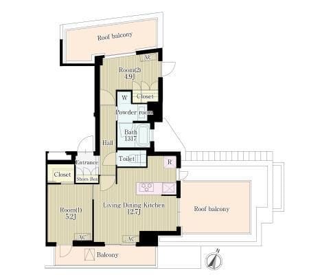 ソラーニ目黒不動前 401