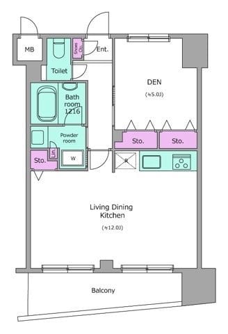FORESTA戸越銀座 908 間取り図
