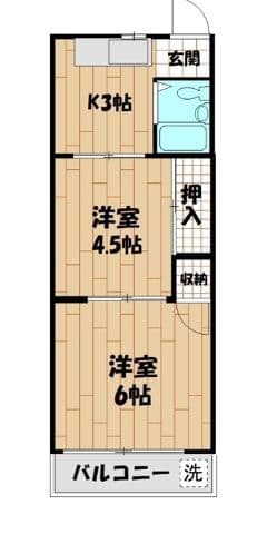 豊栄マンション 302 間取り図