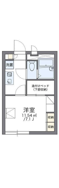 レオパレスYOKOHAMA 202 間取り図