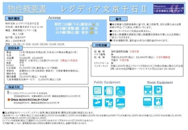 レジディア文京千石Ⅱ 0401