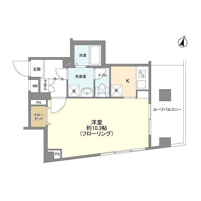 プレール学芸大学参番館 502 間取り図