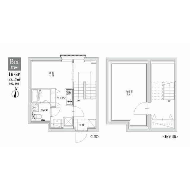 LEGALAND+江古田 103 間取り図