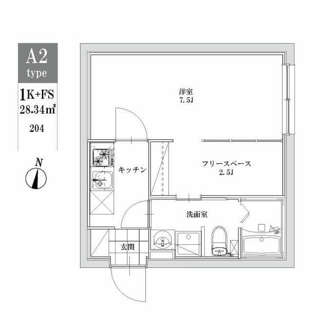 LEGALAND+江古田 204 間取り図