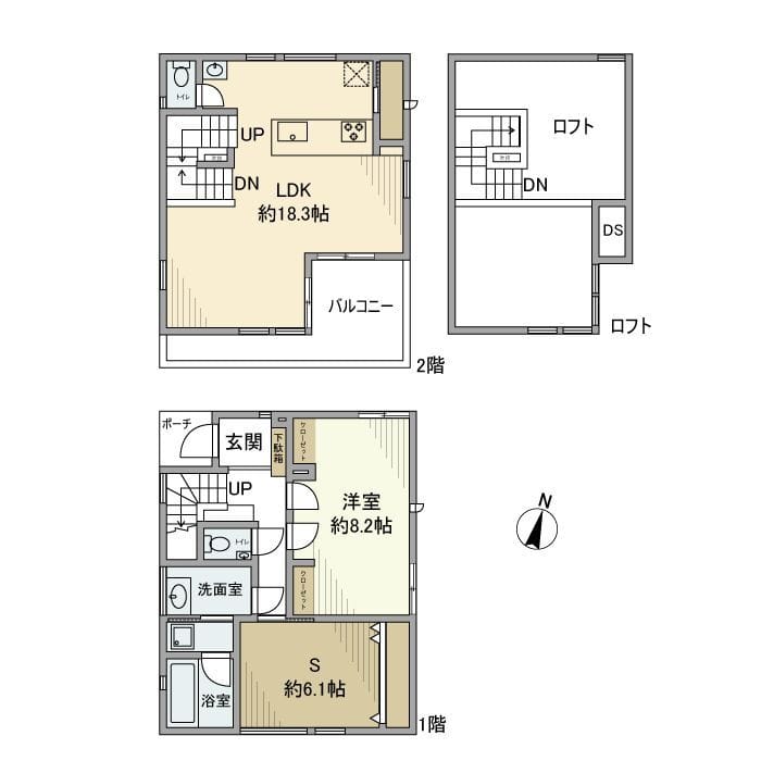 西荻北戸建 0 間取り図