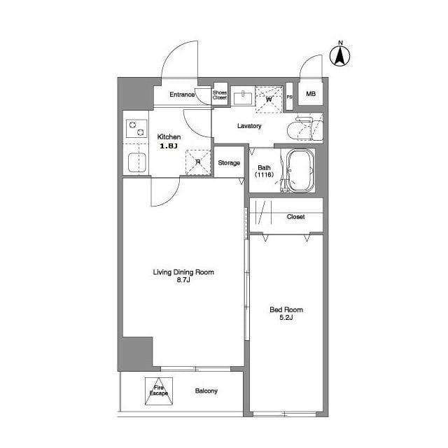 コンフォリア北池袋 0802