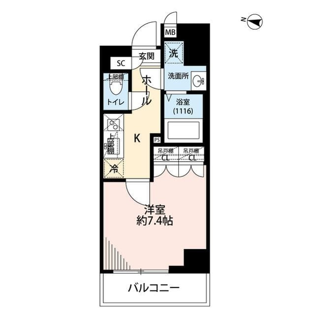 プレール・ドゥーク板橋舟渡 303 間取り図