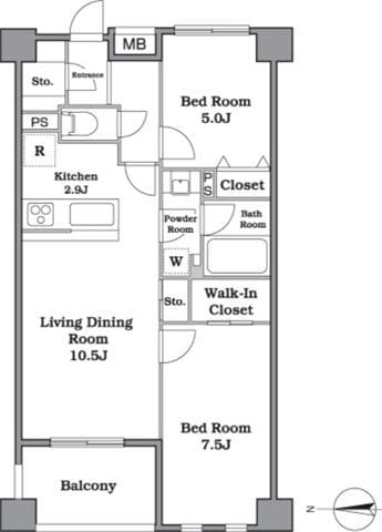 レジディア武蔵小杉 0202