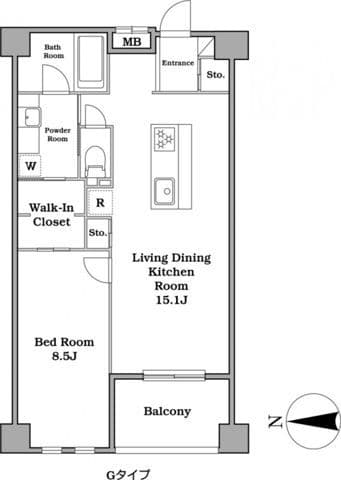 レジディア武蔵小杉 0204