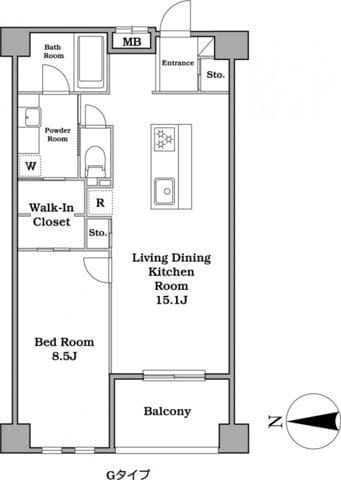 レジディア武蔵小杉 0204