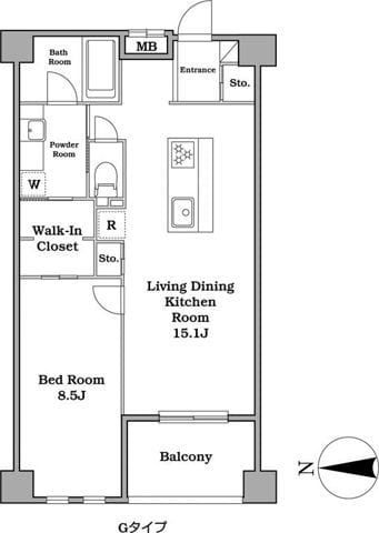 レジディア武蔵小杉 0403