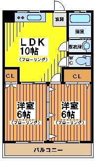 第一笹塚ビル 503 間取り図
