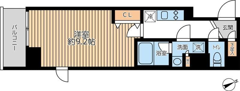 GRAN PASEO日本橋三越前 0304 間取り図