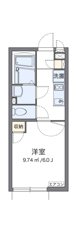 クレイノメイプル 103 間取り図