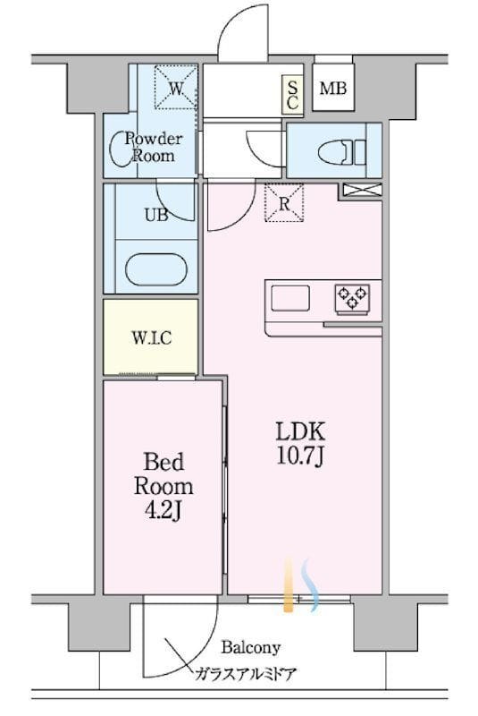 SAKURAレジデンス 303 間取り図