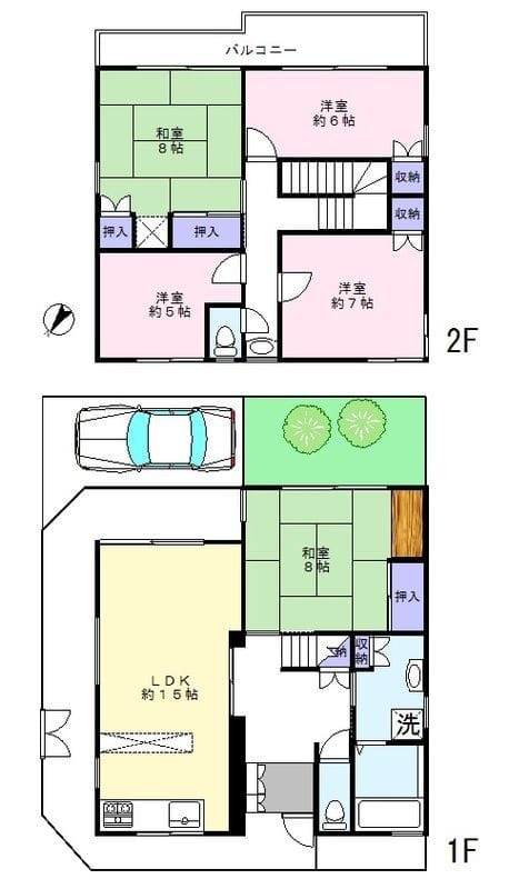 富里1丁目戸建 1 間取り図