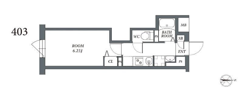 エルファーロ代々木上原Ⅱ 403