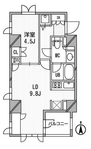 アーデン木場 405 間取り図