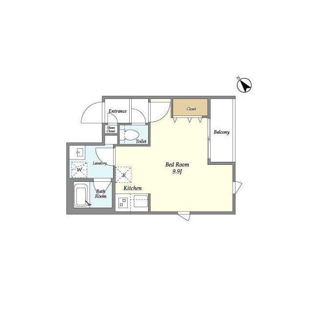 グランフラット桜新町 401 間取り図