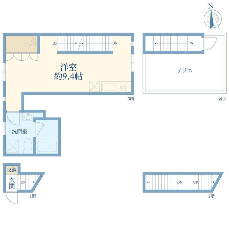 FARE祐天寺 5 間取り図