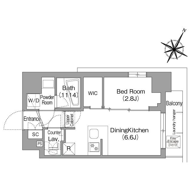 コンフォリア・リヴ新中野SOUTH 0408