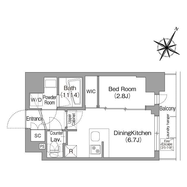 コンフォリア・リヴ新中野SOUTH 0605