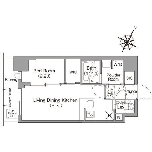 コンフォリア・リヴ新中野SOUTH 0802