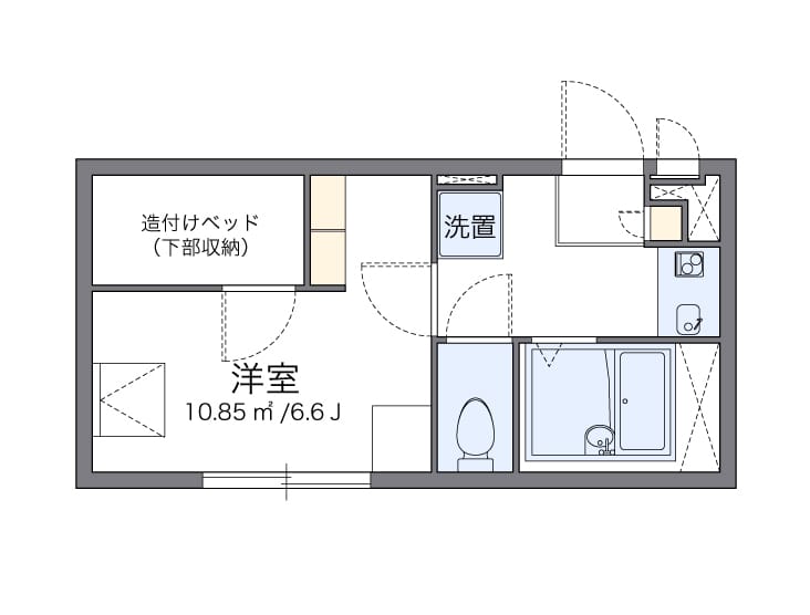 レオパレスクロスウィステリア 103