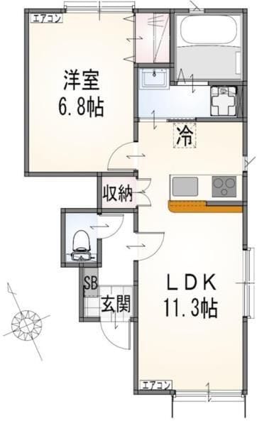 FAMISIAPIA 102 間取り図
