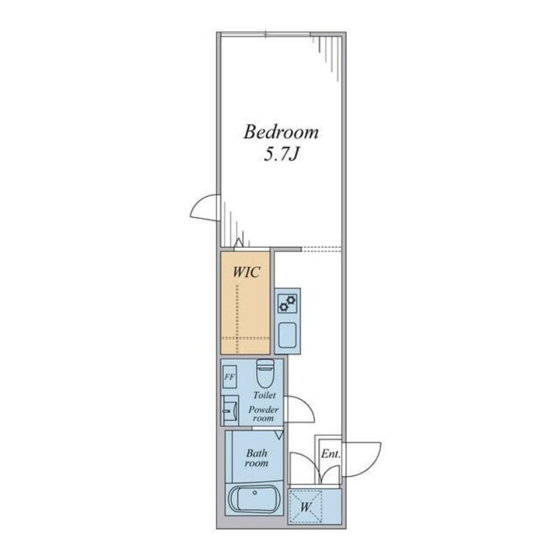 Ludens中板橋 203 間取り図