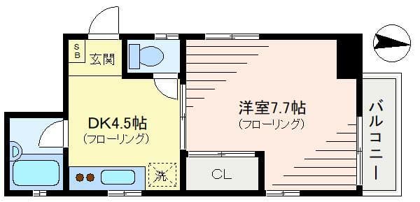 S-1352 201 間取り図