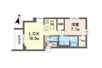 カンタービレ荻窪 102 間取り図