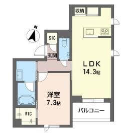 カンタービレ荻窪 201 間取り図